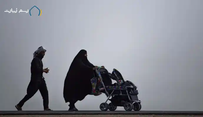arbaeein-walking-with-kid