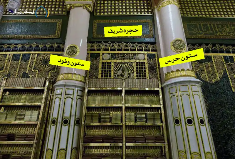  The-pillars-of-the-Prophets-Mosque