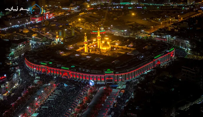 Visiting-Imam-Hussein-on-Friday-night